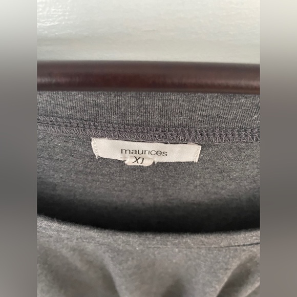 3/25 Dark Grey Maurice’s Tank Top with Metal Circle Detail - Picture 3 of 8